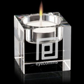 Small Clear Perth Candle Holder (2")